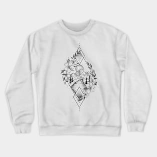 Geometric scenery design Crewneck Sweatshirt